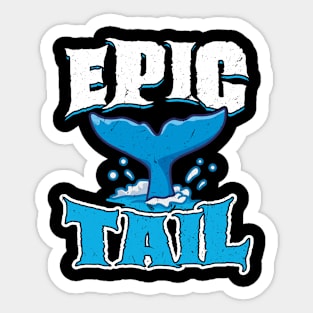 Epic Tail - Whale Sticker